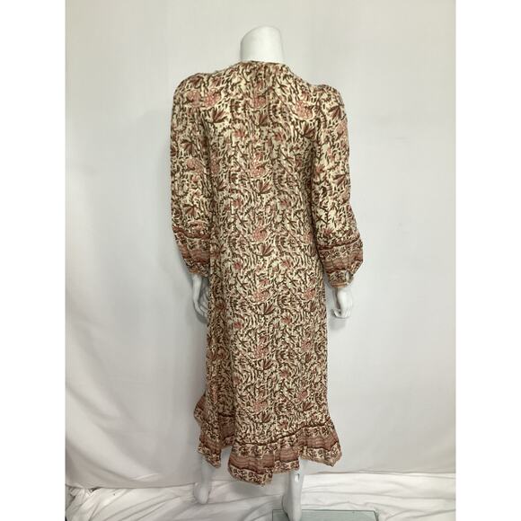Cleobella 'Hadley' Brown Linen Dress Size XS - Picture 3 of 4